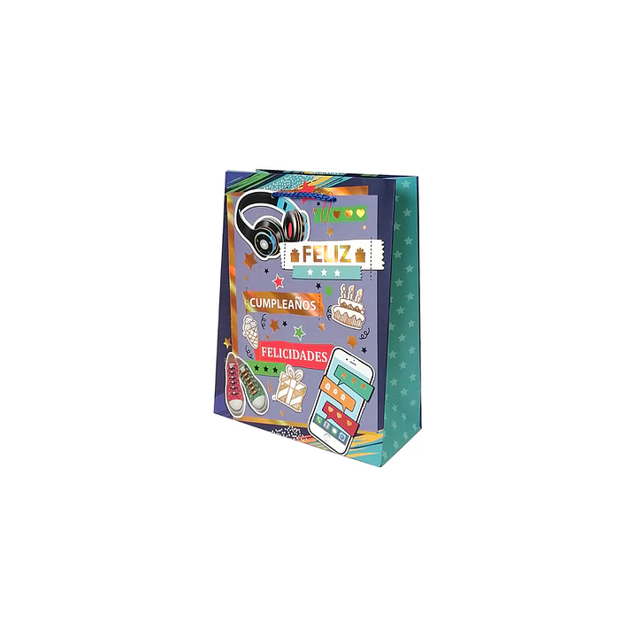 Bolsa Regalo Feliz Cumpleaños Inf 18x23x8cm Diseños/Surtidos 1 Uni 5