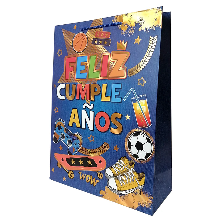 Bolsa Regalo Feliz Cumpleaños Inf 31x42x12cm Diseños/Surtidos 1 Uni 4