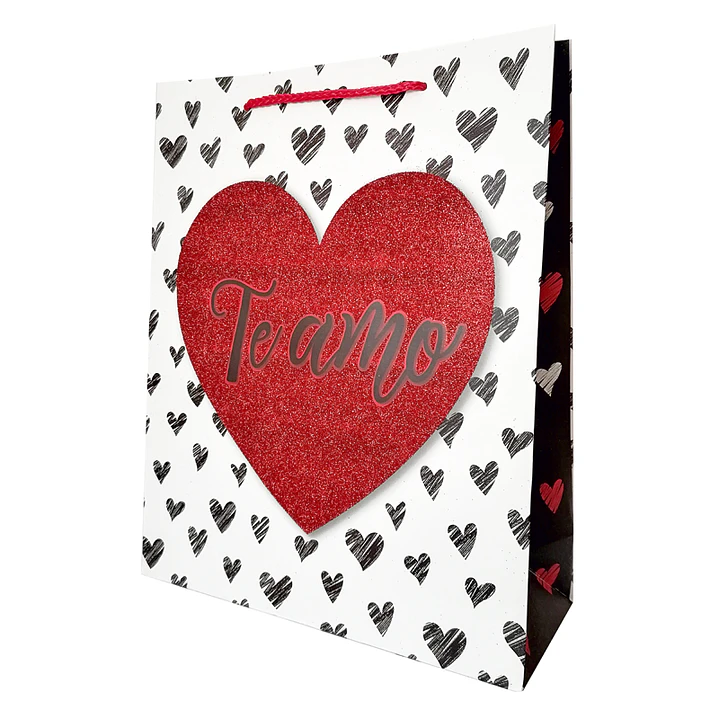 Bolsa Regalo Te Amo 26x32x10cm Diseños/Surtidos 1 Uni 2