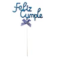 Topper Feliz Cumple Cursiva Colores/Surtidos 1 Uni - Miniatura 1