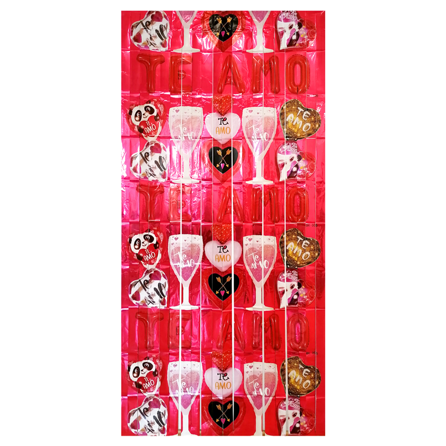 Cortina Te Amo 1x2 Mt 1 Uni