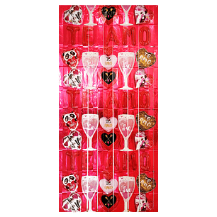 Cortina Te Amo 1x2 Mt 1 Uni