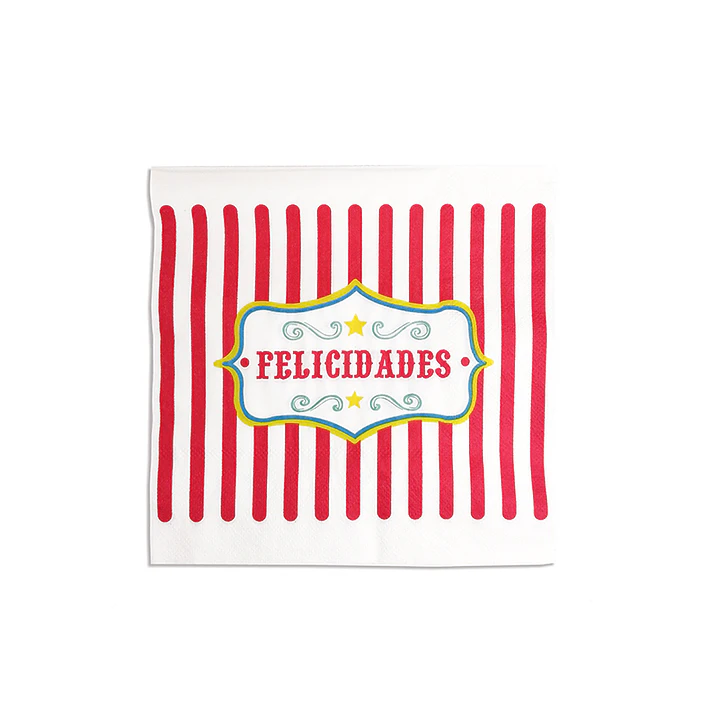 Servilleta Felicidades Circo 20 Uni