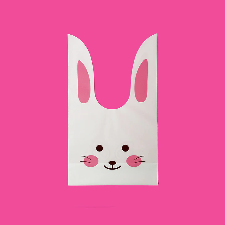 Bolsa Conejita Blanca 14x23cm 12 Uni 2