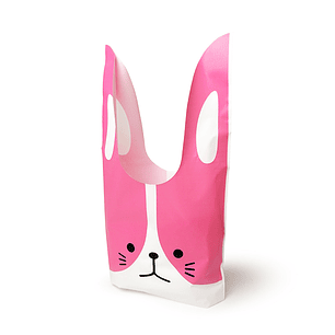 Bolsa Conejita Rosa 16x27cm 12 Uni