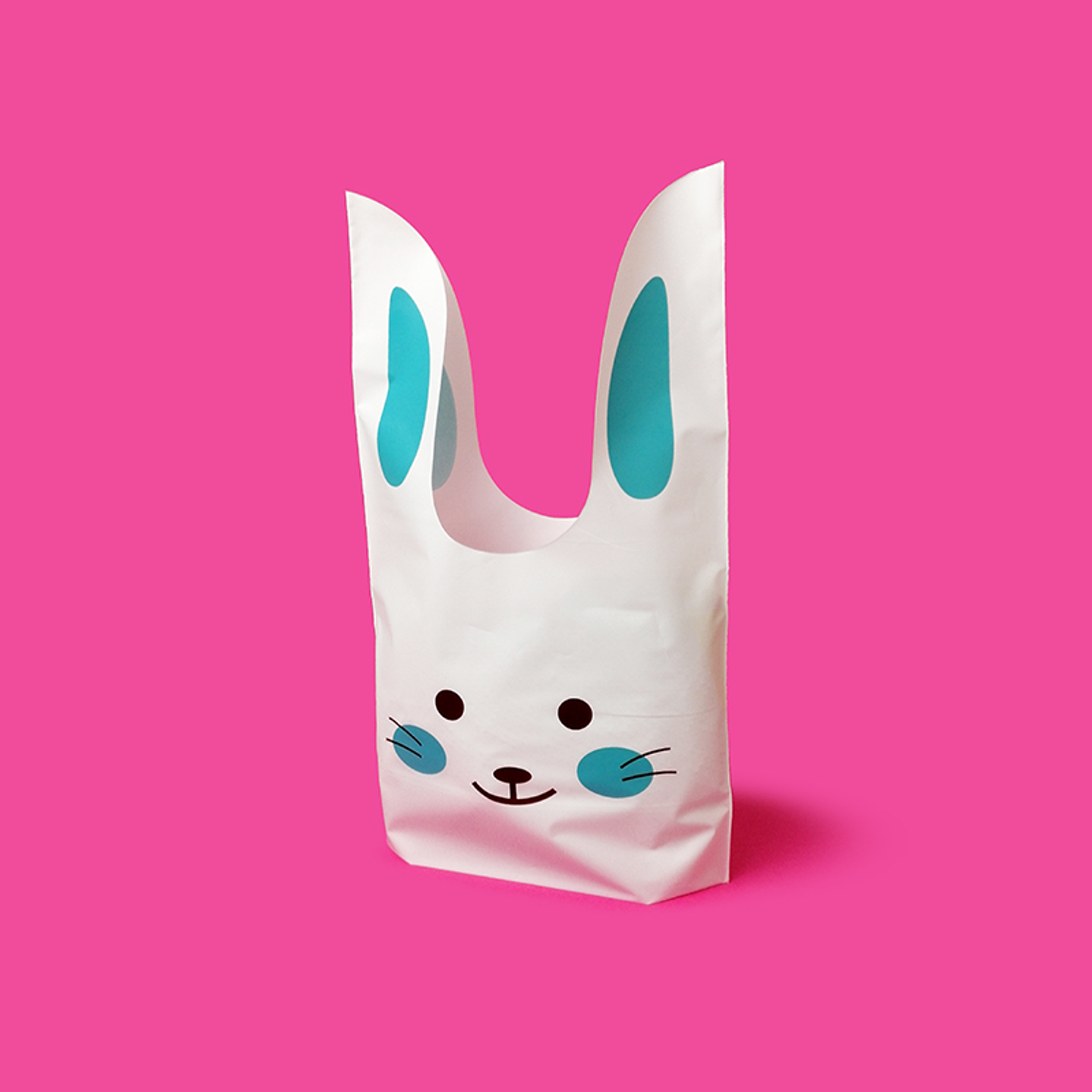 Bolsa Conejito Blanco 14x23cm 12 Uni 1