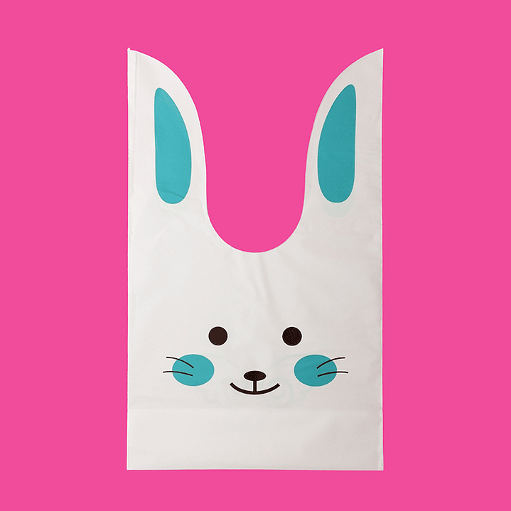 Bolsa Conejito Blanco 16x27cm 12 Uni 2