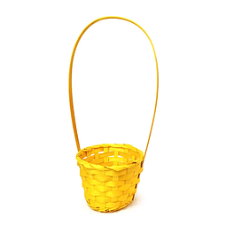 Canasto Pascua Amarillo 13x9cm 1 Uni