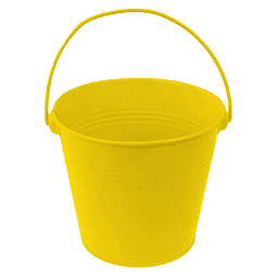 Kit balde plegable celeste/amarillo - Tienda Copec
