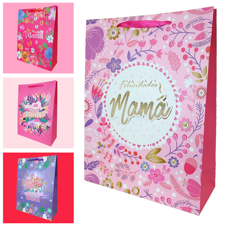 Bolsa Regalo Mamá 31x42x12cm Diseños/Surtidos 1 Uni 1