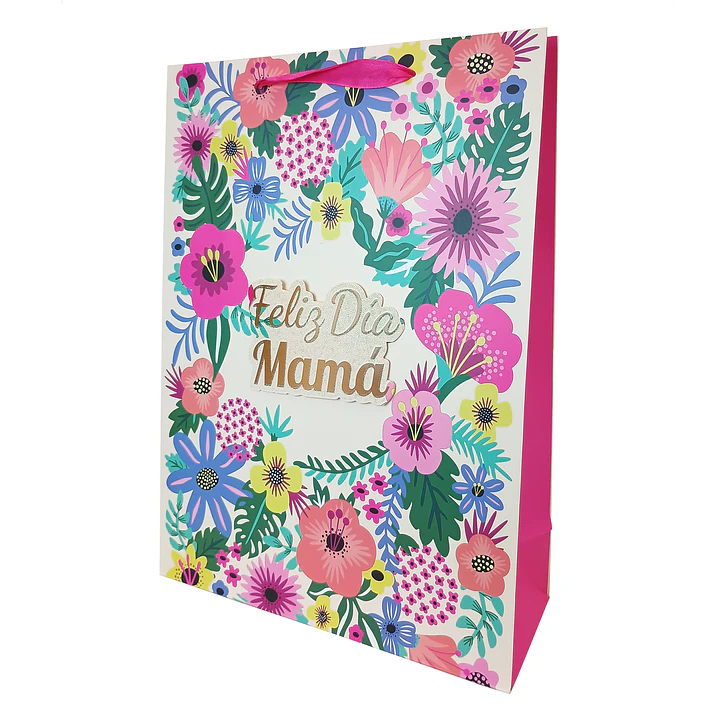 Bolsa Regalo Feliz Día Mamá Bca 31x42x12cm Diseños/Surtidos 1 Uni 2
