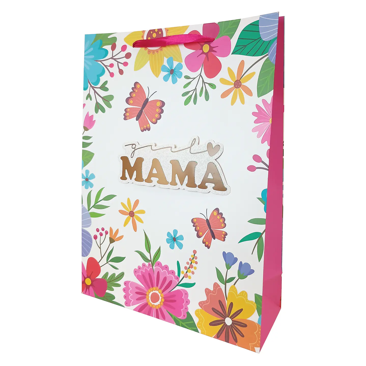 Bolsa Regalo Feliz Día Mamá Bca 31x42x12cm Diseños/Surtidos 1 Uni 3