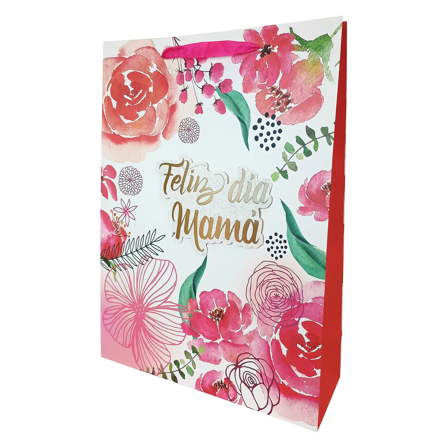 Bolsa Regalo Feliz Día Mamá Bca 31x42x12cm Diseños/Surtidos 1 Uni 4