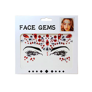 Set Deco Cara Autoadhesivo 17cm 1 Uni