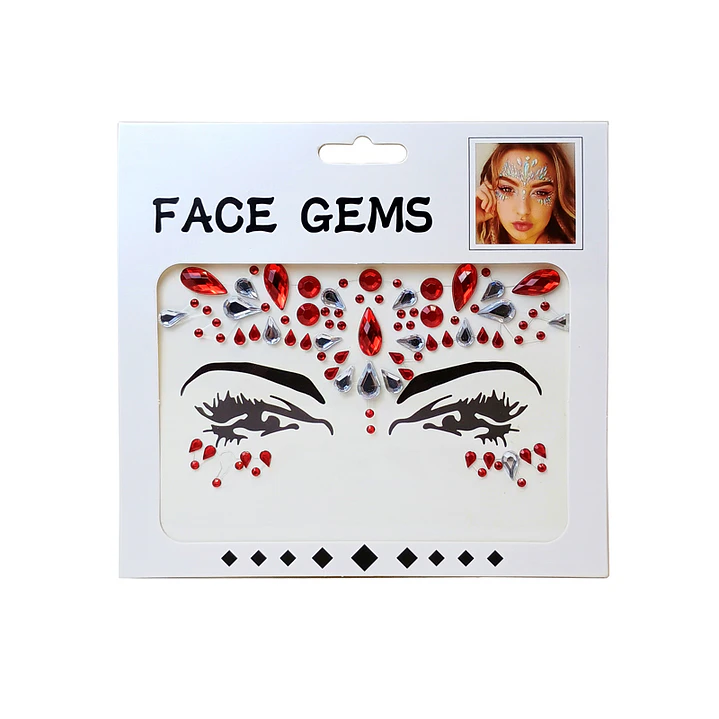 Set Deco Cara Autoadhesivo 17cm 1 Uni