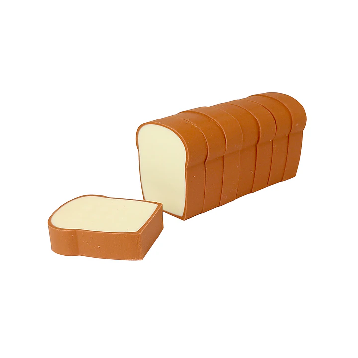 Gomas de Borrar Rebanadas Pan 8 Uni