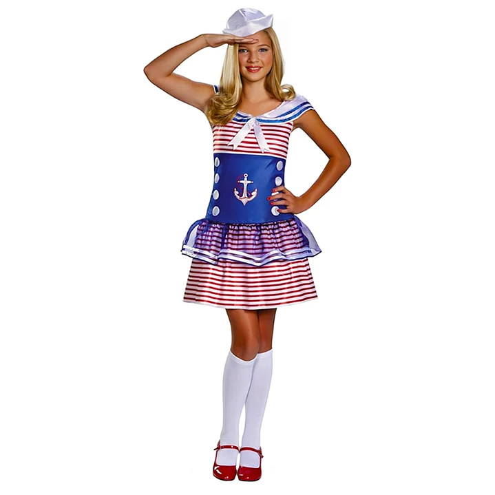 Disfraz Marinera Sexy Talla L 1 Uni