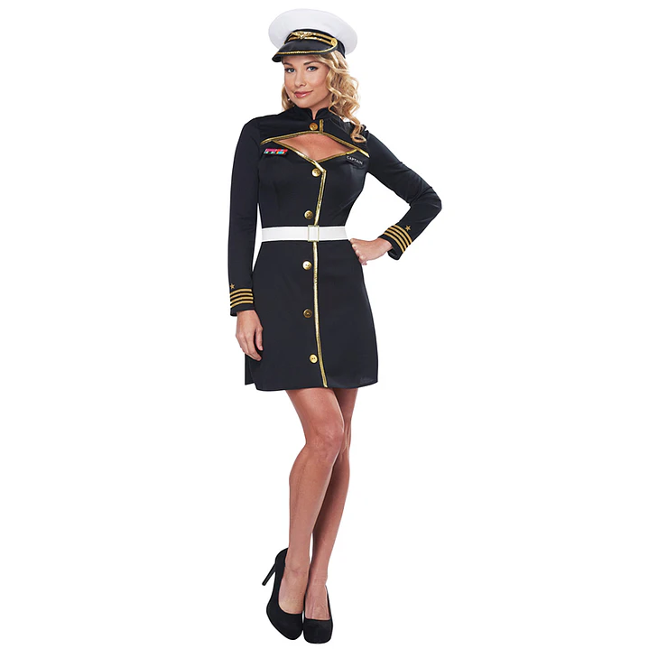 Disfraz Mujer Capitán Sexy Talla L 1 Uni