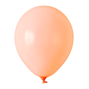 Globo Liso Glam #9 Pastel Color Naranja 25 Uni