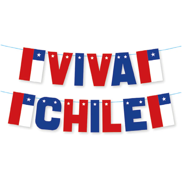 Guirnalda Viva Chile Letras 1 Uni