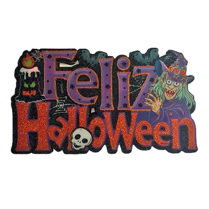 Deco Feliz Halloween C/Luz 27Cm 1 Uni