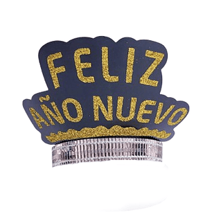 Cintillo Feliz Año Nuevo Dor 6 Uni