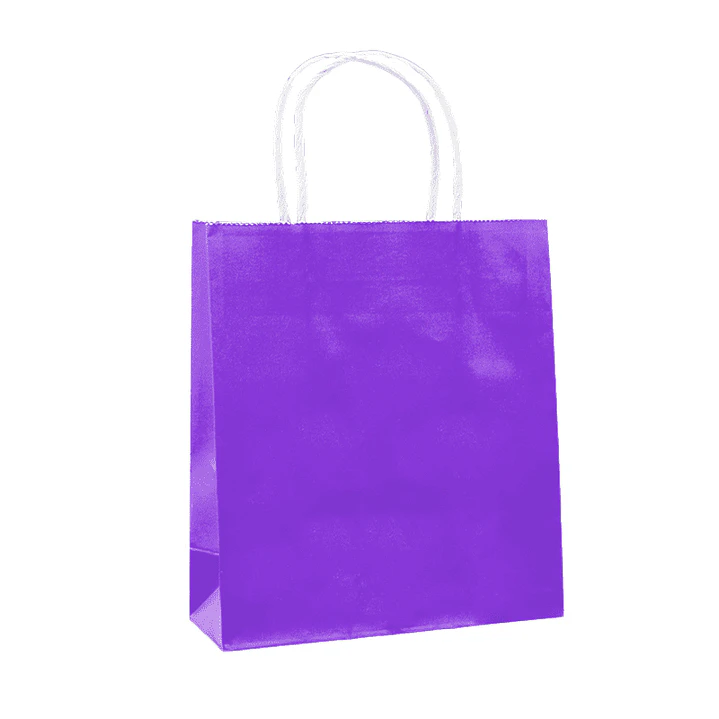 Bolsa Morada 21x15x8cm 6 Uni