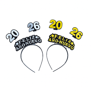 Cintillo Feliz Año Nuevo 2026 1 Uni