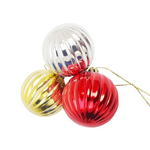 Esfera 6Cm Ray Do/Pl/Ro 6 Uni