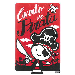 Letrero Cuarto De Pirata 1 Uni
