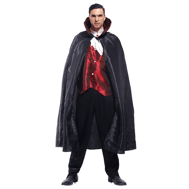 Disfraz Hombre  Vampiro Elegante Unica Talla 1 Uni