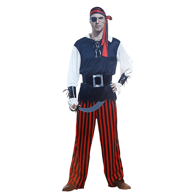 Disfraz Hombre Pirata Unica Talla 1 Uni