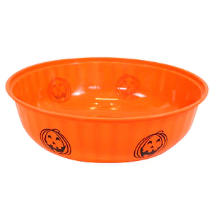 Bowl Plastico Naranjo Halloween 1 Uni