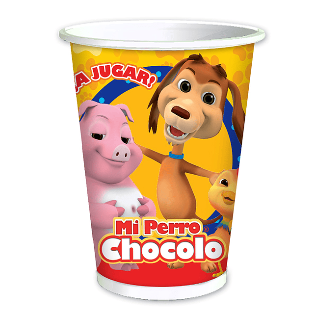 Vaso Mi Perro Chocolo 6 Uni