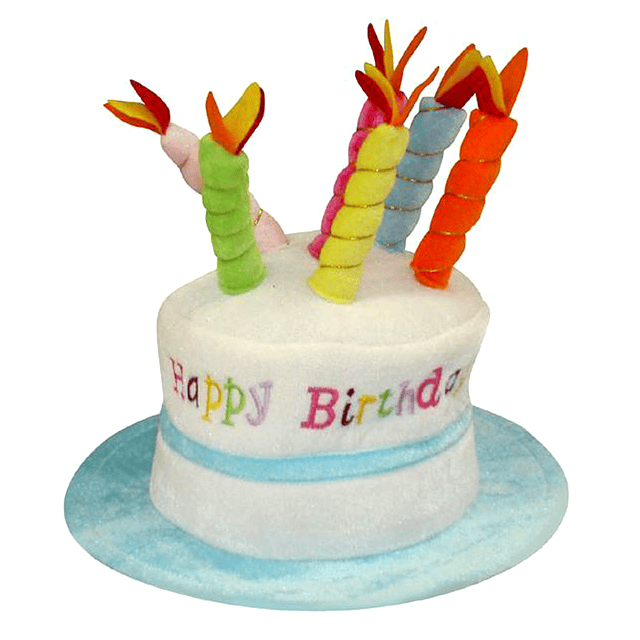 Sombrero Torta Happy Birthday Celeste 1 Uni