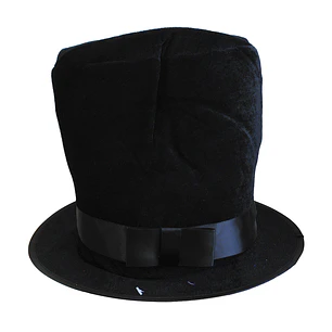 Sombrero Negro Tongo con Cinta 1 Uni