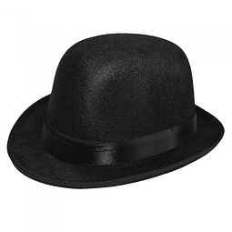 Sombrero Chaplin Paño Negro 1 Uni
