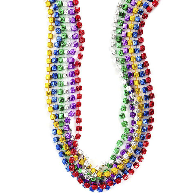 Collar Dados Colores 6 Uni