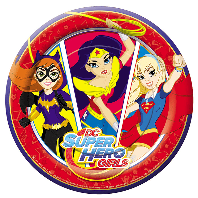 Platos Dc Super Hero Girls 6 Uni