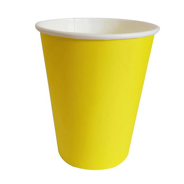 Vaso Polipapel 250Cc Amarillo 20 Uni