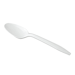 Cuchara Plastica Basic Blanco 36 Uni