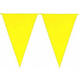 Guirnalda 10 Banderines Amarillos 1 Uni