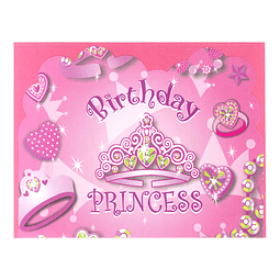 Tarjeta Invitacion Princess 6 Uni