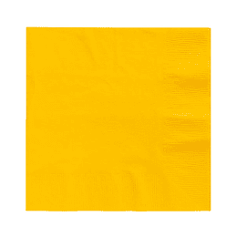 Servilleta Color Amarillo 20 Uni
