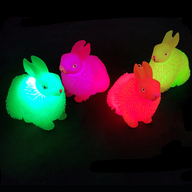 Conejo Puffer con Luz Colores Surtidos 1 Uni