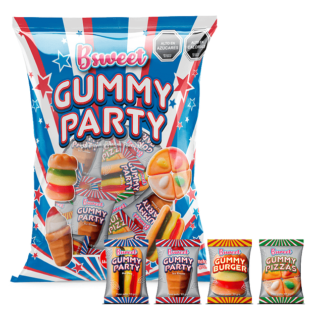 Gummy Party Mix Bolsa 36 Uni