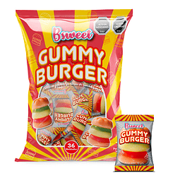 Gummy Mini Burger Bolsa 36 Uni