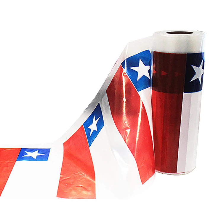 Rollo Bandera Chilena 20Cm 50Mt 1 Uni