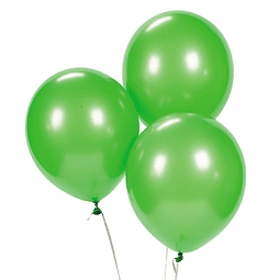 Globo Metalizado Glam #9 Verde Lima 50 Uni