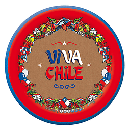 Plato Viva Chile 6 Uni